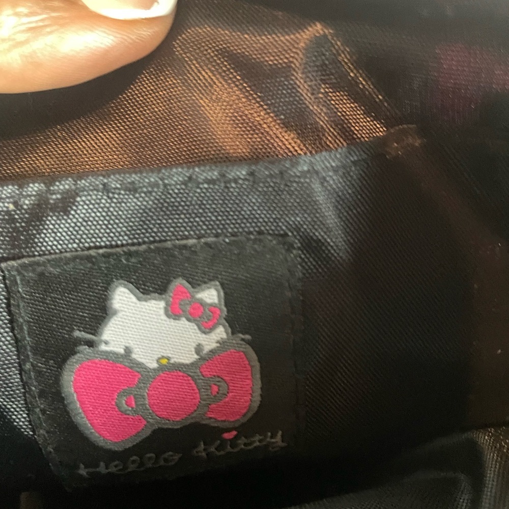 Hello Kitty Bow Crossbody Bag Soft Goth Travel Y2K - Picture 10 of 12